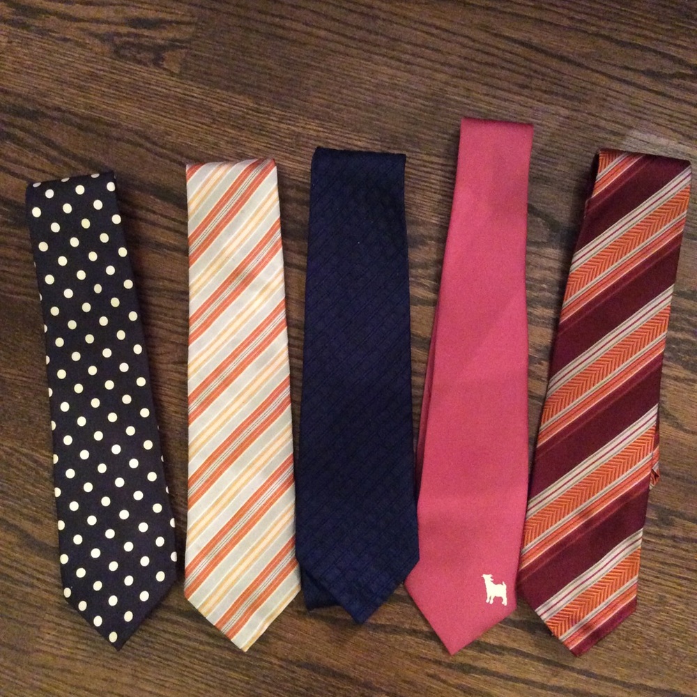 5 misc designer ties